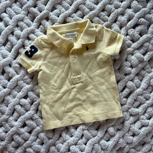 Vintage Yellow Ralph Lauren Polo Kids Shirt